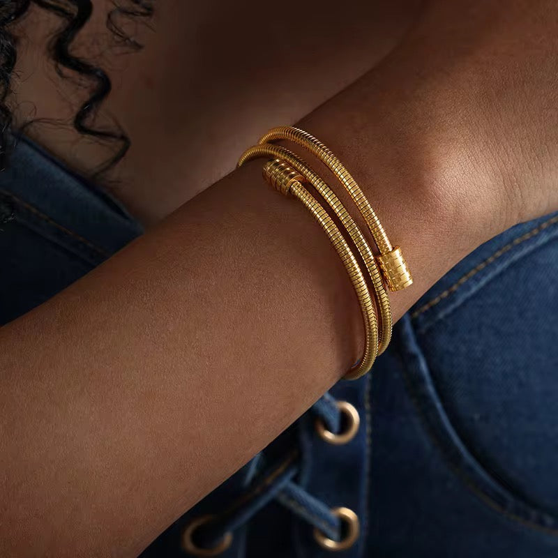 Snake Bangle Bracelet