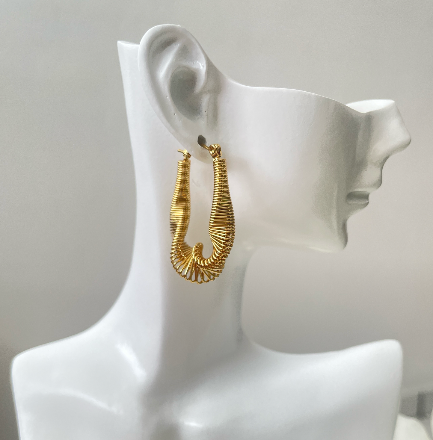 Twisted Hoop Earrings