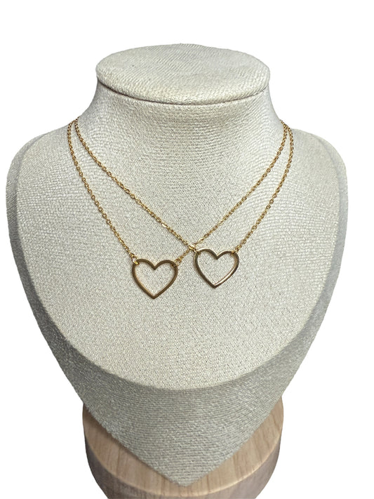 Necklace Heart Stainless Steel